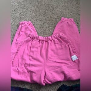 Pink Hollister sweatpants!